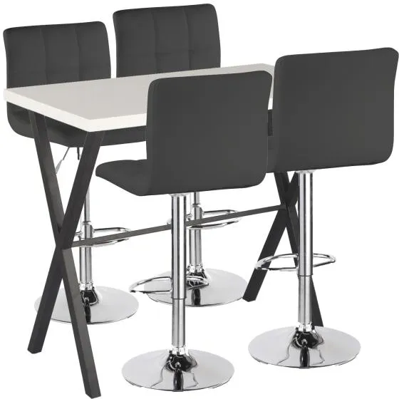 Homeville Barbord-set Grappa/Barstol svart