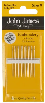 John James Broderinålar Str. 9 - 16 st