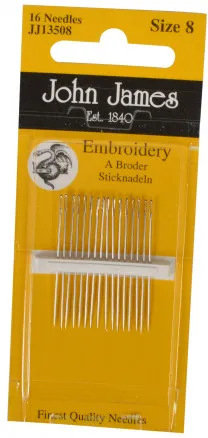John James Broderinålar Str. 8 - 16 st