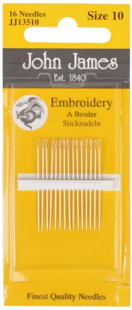 John James Broderinålar Str. 10 - 16 st