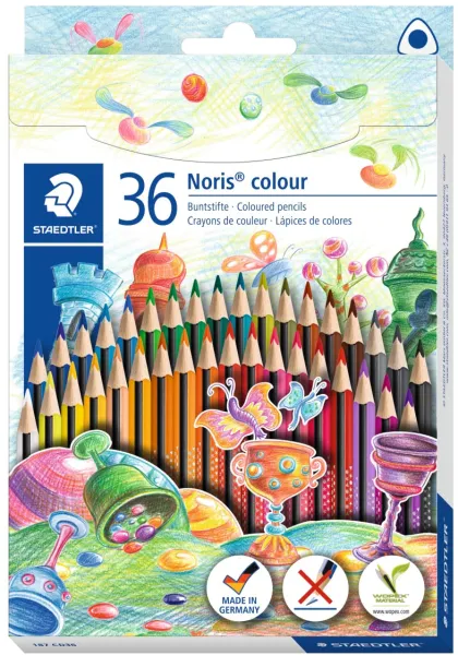 Färgpennor Noris WOPEX triangulär (36)