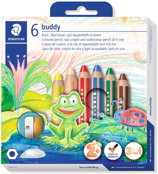 Färgpennor Buddy chunky 3i1 (6)