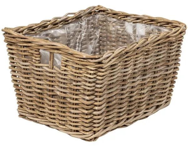 Lång korg med handtag 50x40x30cm