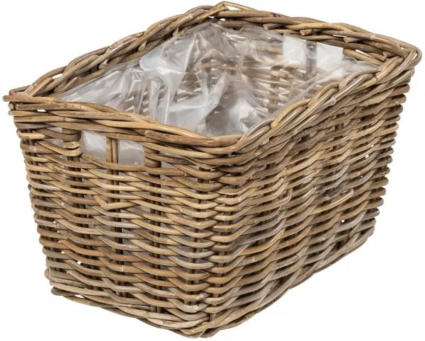 Lång korg med handtag 36x26x22cm