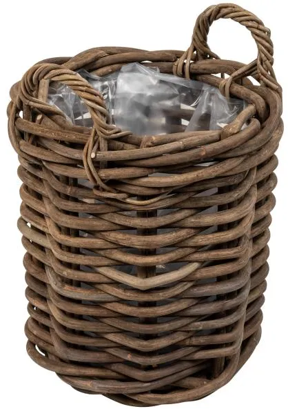 Rund korg med handtag Ø40x36cm
