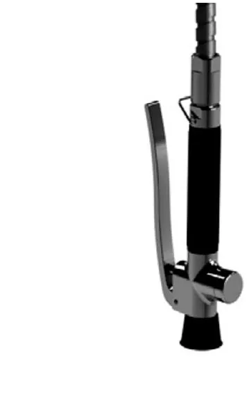 Kriss handdusch för Euroclean storköksblandare enkel 1/2rg