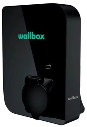 Wallbox Copper SB laddningsbox med Wi-Fi 11 kW Typ 1 och 2, svart