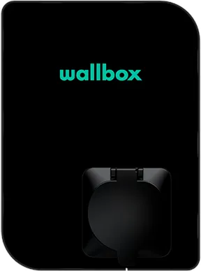 Wallbox Copper SB -laddningsbox med Wi-Fi 22 kW Typ 1 och 2, svart