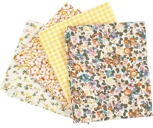 Creativ Company Lappteknikstyg Gult 45x55cm 4st.