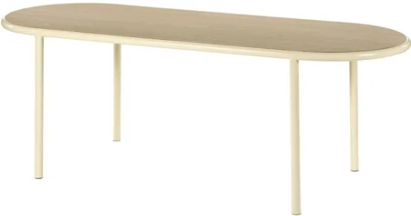 Valerie Objects Wooden Matbord Ovalt Ivory/Ek