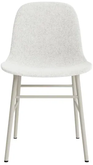 Normann Copenhagen Form Matstol Klädd Grupp 5 Ljusgrå/Stål