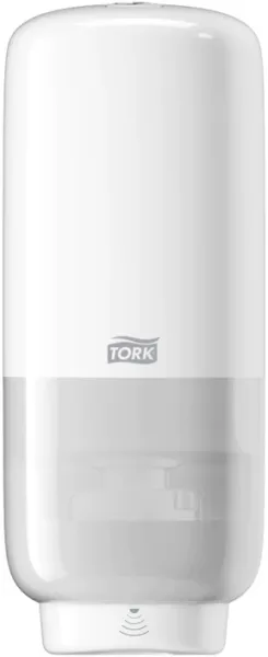 Tork S4 skumtvåldispenser, beröringsfri, vit plast