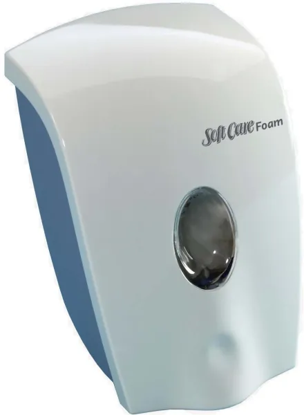 Stoppad: Soft Care Foam, skumtvåldispenser, vit ABS-plast