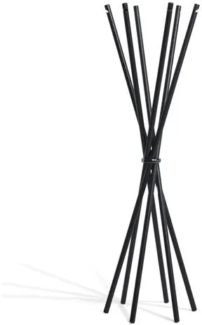 Møbel Copenhagen Coat Klädställ Svartlackad Ask/Satin Svart