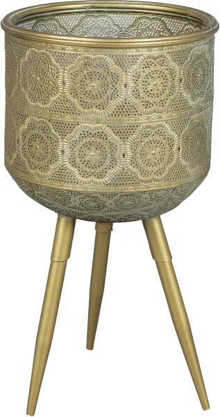 Botanisk kruka DUTCHBONE M - mässing järn