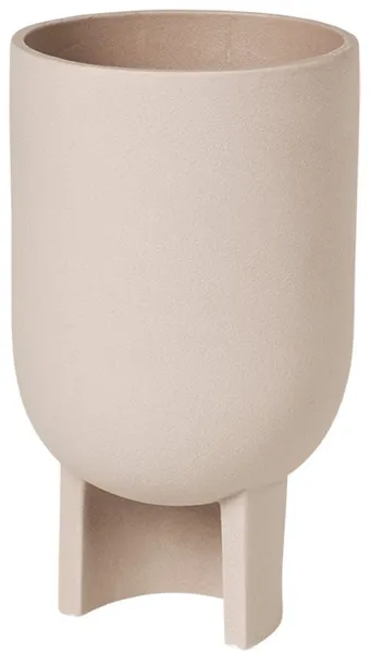 KRISTINA DAM STUDIO Serene blomkruka, M - sandfärgad terrakotta