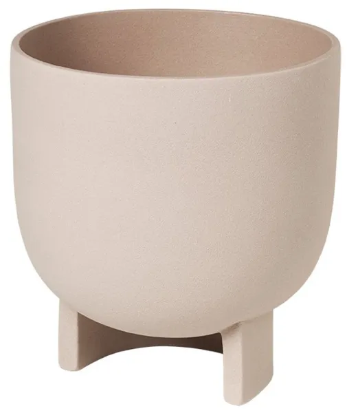 KRISTINA DAM STUDIO Serene blomkruka, L - sandfärgad terrakotta