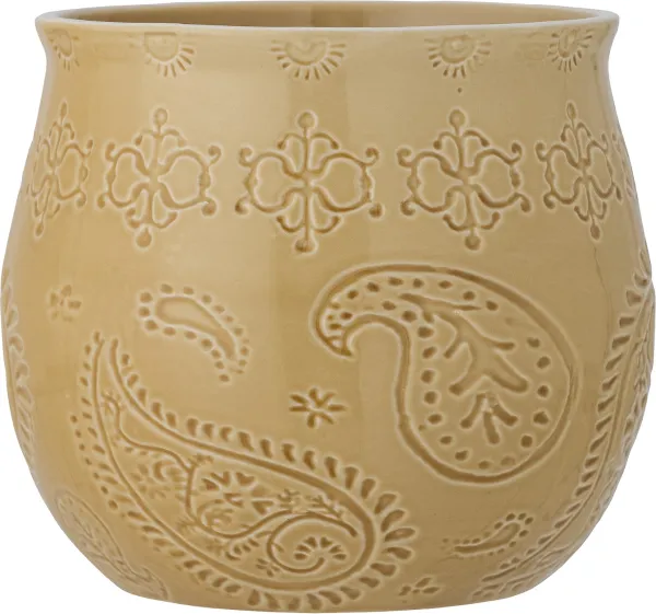 Rani, blomkruka, gul, stengods